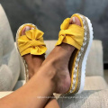 NUEVA ARRILLED LADIES SANDALIA 2021 MUJER LUXURY GG CHAUSSUR Sendal Sandles Bowknot Chanclas Plataforma Slipper Sandalias de mujeres Femeninas